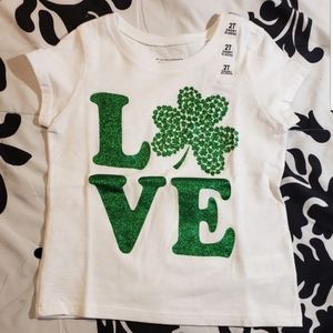 Girls 2T love shirt